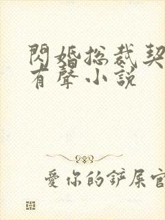 闪婚总裁契约妻有声小说