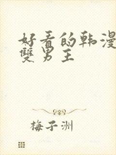 好看的韩漫推荐双男主