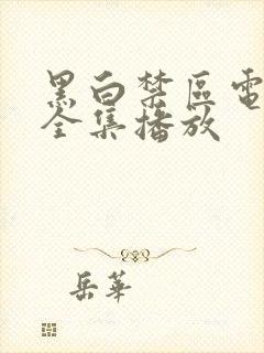 黑白禁区电视剧全集播放