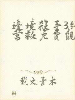 边境杀手3终极营救免费观看高清