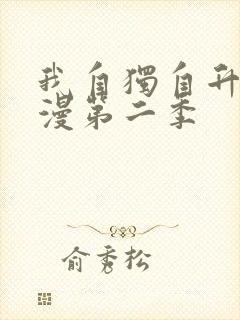 我自独自升级动漫第二季