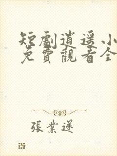 短剧逍遥小贵婿免费观看全集高清