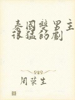 泰国双男主开车很猛的剧