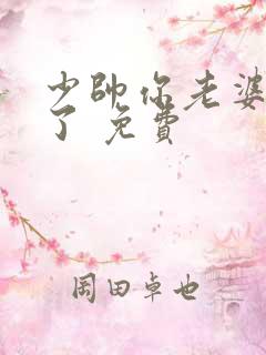 少帅你老婆又跑了 免费