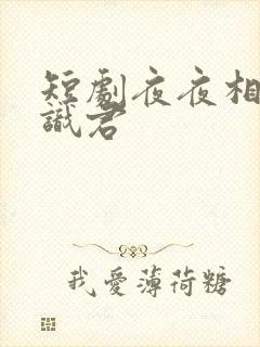 短剧夜夜相见不识君