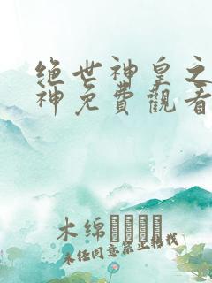 绝世神皇之第一神免费观看完整版