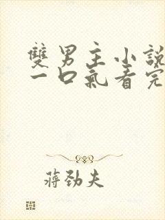 双男主小说虐文一口气看完