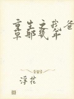 重生之我爸当校草那几年