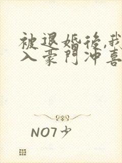 被退婚后,我嫁入豪门冲喜了