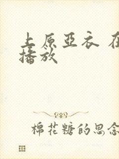 上原亚衣 在线播放