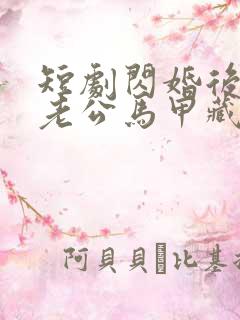 短剧闪婚后豪门老公马甲藏不住免费观看