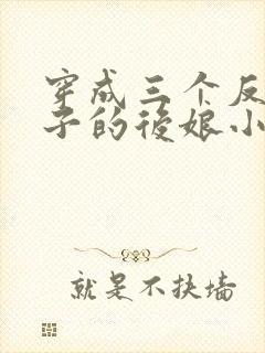 穿成三个反派崽子的后娘小说