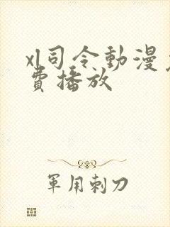 xl司令动漫免费播放