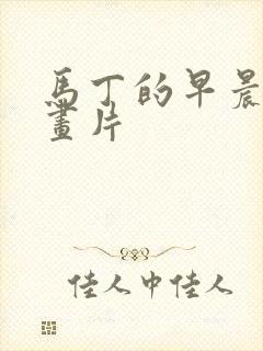 马丁的早晨的动画片