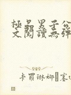 极品男子公寓全文阅读无弹窗