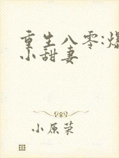 重生八零:爆宠小甜妻