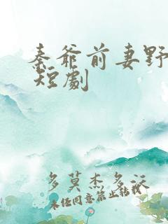 秦爷前妻野又飒 短剧