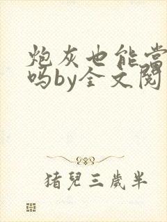 炮灰也能当老婆吗by全文阅读