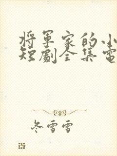 将军家的小娘子短剧全集电视剧