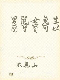 男鼠女兔生个什么宝宝可以化解