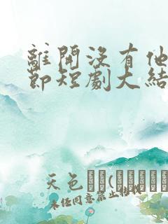 离开没有他的季节短剧大结局