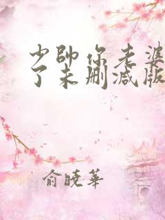 少帅你老婆又跑了未删减版免费阅读