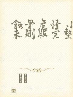 蚀骨危情 小说未删版完整