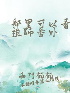 哪里可以看魔道祖师番外