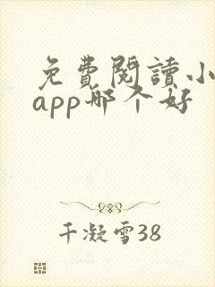 免费阅读小说的app哪个好