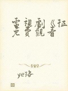 电视剧《征服》免费观看