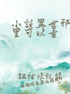 小说异世邪君那里可以看