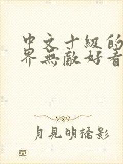 中文十级的我异界无敌好看