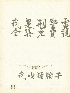 我是刑警电视剧全集免费观看西瓜