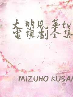 大明风华tv版电视剧全集免费观看