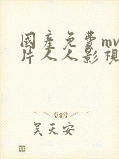 国产免费mv大片人人影视无下载