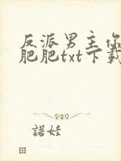 反派男主你好坏肥肥txt下载