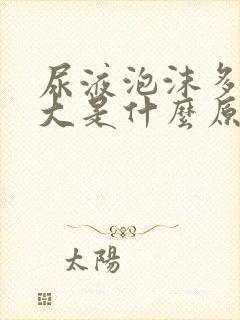 尿液泡沫多骚味大是什么原因