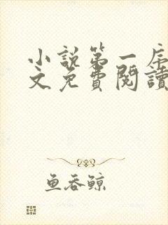 小说第一序列原文免费阅读