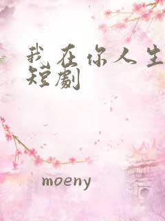 我在你人生尽头短剧