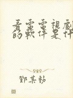 看电电视剧免费的软件是什么