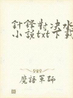 针锋对决水千丞小说txt下载