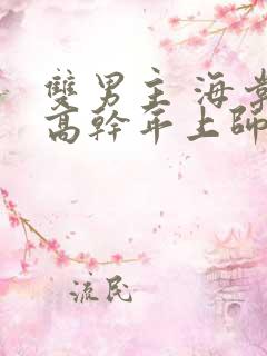 双男主 海棠 高干年上师徒