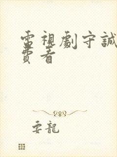 电视剧守诚者免费看
