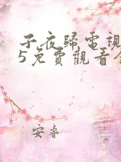 子夜归电视剧25免费观看全集高清