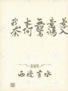 我本无意惹惊鸿奈何惊鸿入我心的意思