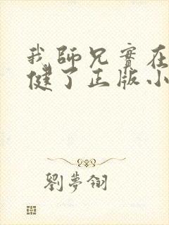 我师兄实在太稳健了正版小说