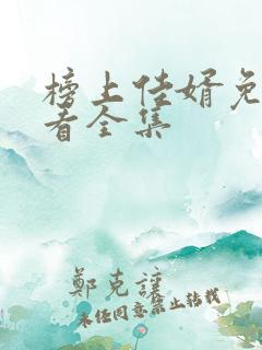 榜上佳婿免费观看全集