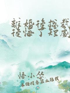 离婚后总裁老婆后悔了短剧免费高清完整版