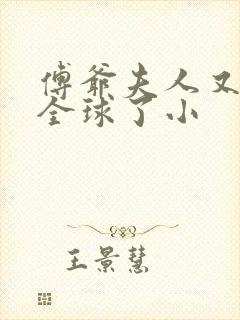 傅爷夫人又惊艳全球了小