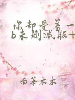 你却爱着一个sb未删减版+番外